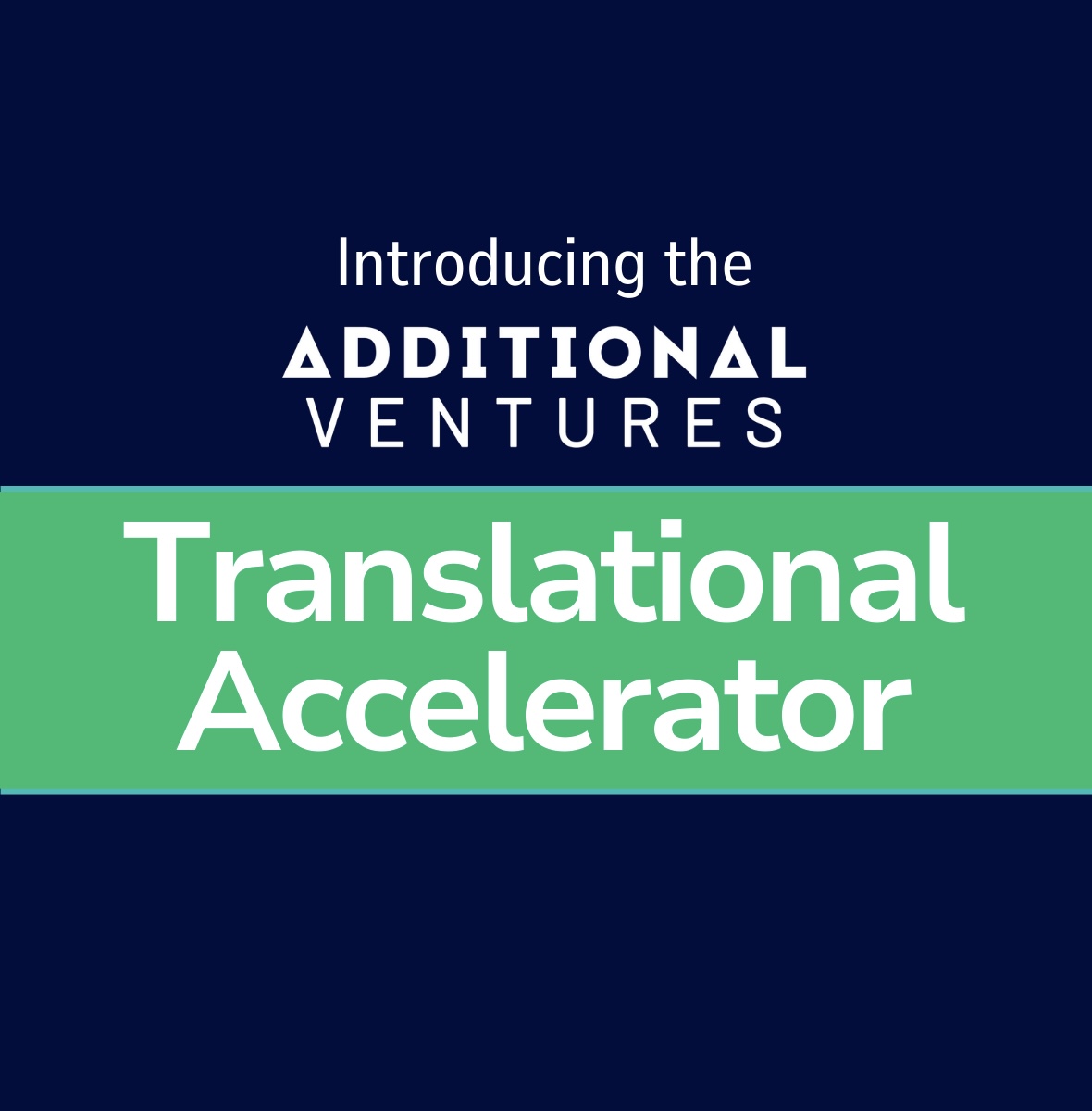 A New Era for Single Ventricle Science: Introducing the Translational Accelerator